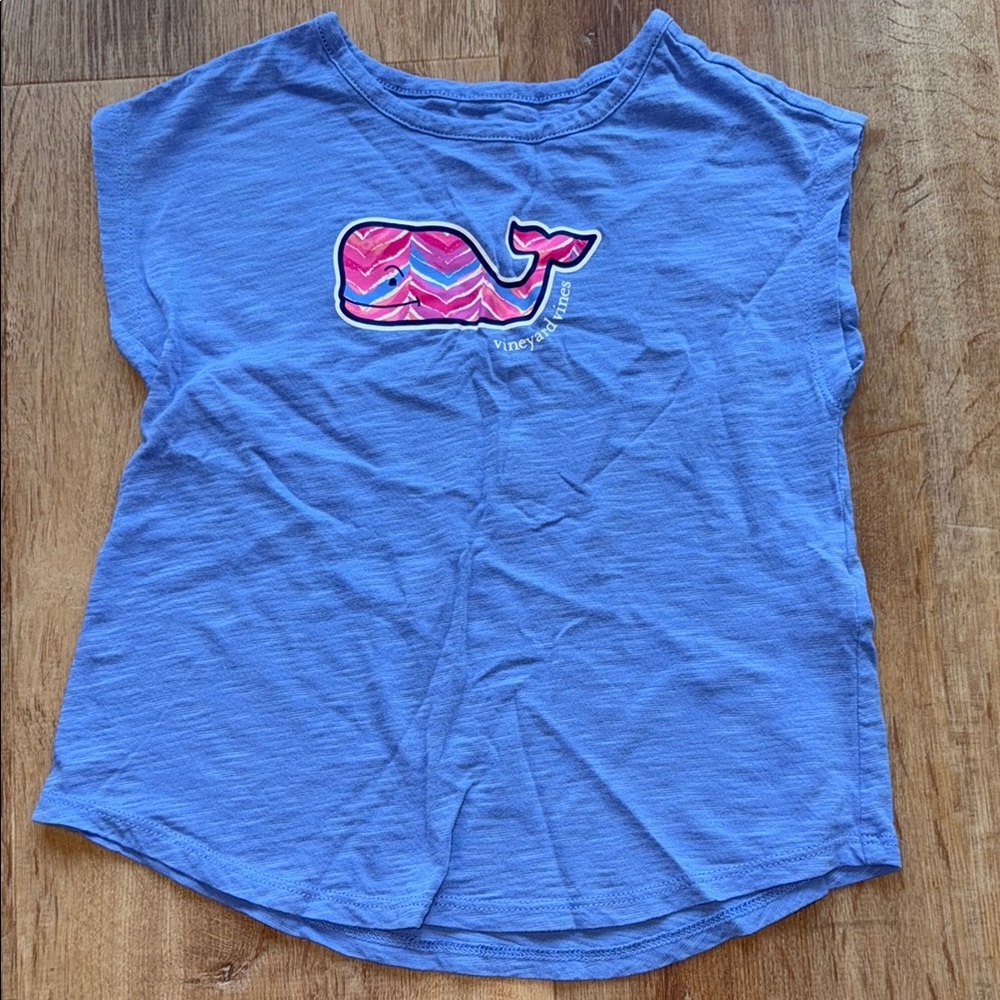 Vineyard Vines Kids Blue Whale Graphic Tee